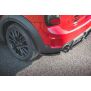 Maxton Design Heck Ansatz Flaps Diffusor für Mini Countryman Mk2 F60 JCW schwarz Hochglanz