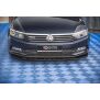 Maxton Design Front Ansatz V.1 / V1 für Volkswagen Passat B8 schwarz Hochglanz