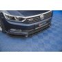 Maxton Design Front Ansatz V.2 / V2 für Volkswagen Passat B8 schwarz Hochglanz