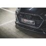 Maxton Design Front Ansatz V.2 / V2 für Audi RS5 F5 Facelift schwarz Hochglanz