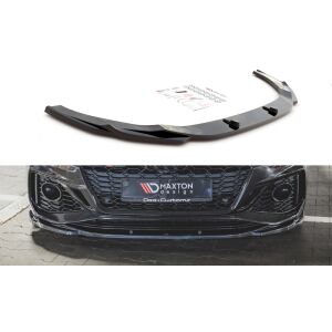 Maxton Design Front Ansatz V.3 / V3 für Audi RS5 F5 Facelift schwarz Hochglanz