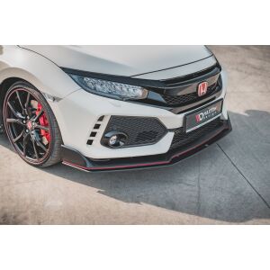 Maxton Design Robuste Racing Front Ansatz V.2 / V2 für passend für Honda Civic X Type-R