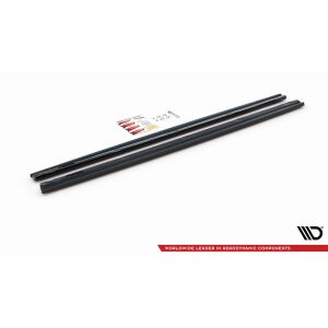 Maxton Design Seitenschweller Ansatz für Citroen DS4 schwarz Hochglanz