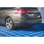 Maxton Design Heck Ansatz Flaps Diffusor für Peugeot 308 SW Mk2 Facelift schwarz Hochglanz