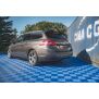 Maxton Design Heck Ansatz Flaps Diffusor für Peugeot 308 SW Mk2 Facelift schwarz Hochglanz