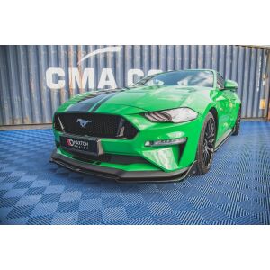 Maxton Design Front Ansatz +Flaps für V.2 / V2 Ford Mustang GT Mk6 Facelift