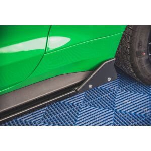 Maxton Design Seitenschweller Ansatz für + Flaps  Ford Mustang GT Mk6 Facelift