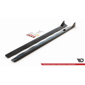 Maxton Design Seitenschweller Ansatz für + Flaps  Ford Mustang GT Mk6 Facelift