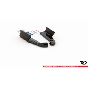 Maxton Design Heck Ansatz Flaps Diffusor +Flaps für V.1 / V1 Ford Mustang GT Mk6 Facelift