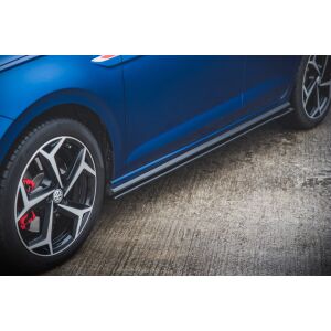 Maxton Design Robuste Racing Seitenschweller Ansatz für für Volkswagen Polo GTI Mk6