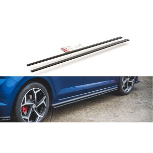 Maxton Design Robuste Racing Seitenschweller Ansatz für für Volkswagen Polo GTI Mk6