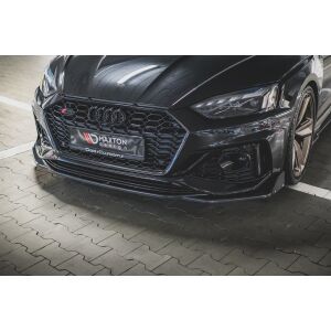 Maxton Design Front Ansatz +Flaps für V.1 / V1 Audi RS5 F5 Facelift