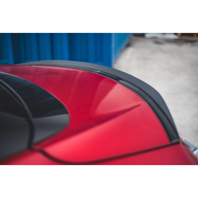 Maxton Design Spoiler CAP für Lexus LC 500 schwarz Hochglanz