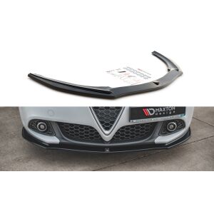 Maxton Design Front Ansatz V.1 / V1 für Alfa Romeo Giulietta Facelift schwarz Hochglanz