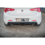 Maxton Design Heckdiffusor Ansatz für Alfa Romeo Giulietta Facelift (Auspuff On Beiden Seiten Version)