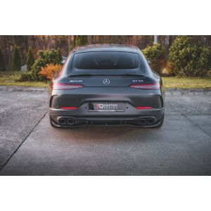 Maxton Design Mittlerer Heckdiffusor Ansatz DTM Look für Mercedes-AMG 53 4 Door Coupe schwarz Hochglanz