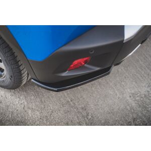 Maxton Design Mittlerer Heckdiffusor Ansatz DTM Look für Peugeot 2008 Mk2 schwarz Hochglanz