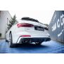 Maxton Design Heckdiffusor Ansatz für + Endschalldampfer Sportauspuff Attrappe Audi A6 C8 S-Line
