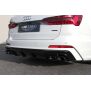 Maxton Design Heckdiffusor Ansatz für + Endschalldampfer Sportauspuff Attrappe Audi A6 C8 S-Line