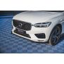 Maxton Design Front Ansatz V.1 / V1 für Volvo XC60 Mk2 R-Design schwarz Hochglanz