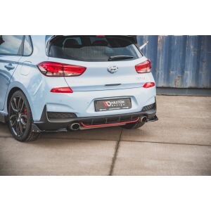 Maxton Design Heck Ansatz Flaps Diffusor +Flaps für V.6 / V6 Hyundai I30 N Mk3 Hatchback