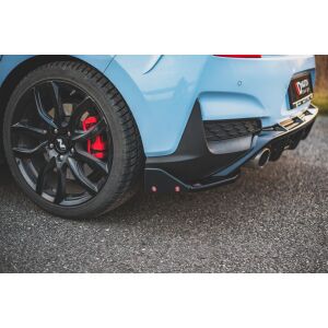 Maxton Design Heck Ansatz Flaps Diffusor +Flaps für V.7 / V7 Hyundai I30 N Mk3 Hatchback