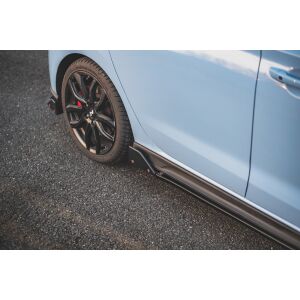 Maxton Design Seitenschweller Ansatz für + Flaps  V.5 / V5 Hyundai I30 N Mk3 / Mk3 FL Hatchback/Fastback