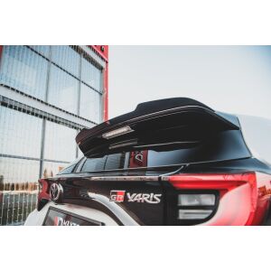 Maxton Design Spoiler CAP für Toyota GR Yaris Mk4 schwarz Hochglanz