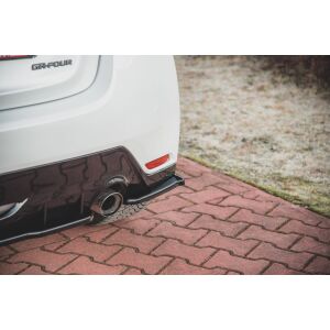 Maxton Design Heck Ansatz Flaps Diffusor V.1 / V1 für Toyota GR Yaris Mk4 schwarz Hochglanz