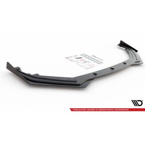 Maxton Design Robuste Racing Front Ansatz für passend +Flaps für Toyota GR Yaris Mk4 schwarz Hochglanz