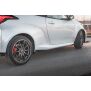 Maxton Design Robuste Racing Seitenschweller Ansatz für für + Flaps Toyota GR Yaris Mk4  schwarz Hochglanz
