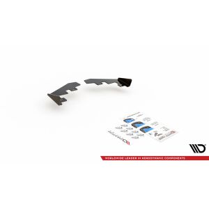 Maxton Design Hintere Seiten Flaps für Toyota GR Yaris Mk4 schwarz Hochglanz