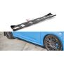 Maxton Design Robuste Racing Seitenschweller Ansatz für für + Flaps Ford Focus RS Mk3 schwarz Hochglanz