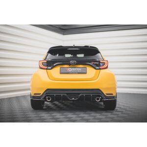 Maxton Design Heckdiffusor Ansatz für Toyota GR Yaris Mk4 schwarz Hochglanz