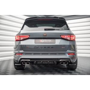 Maxton Design Heckdiffusor Ansatz für Cupra Ateca schwarz Hochglanz