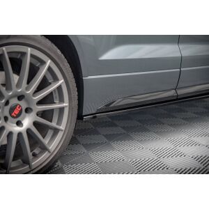 Maxton Design Seitenschweller Ansatz für Cupra Ateca schwarz Hochglanz