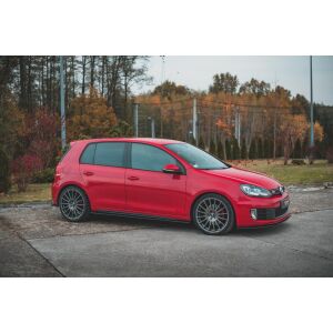 Maxton Design Robuste Racing Seitenschweller Ansatz für für Volkswagen Golf GTI Mk6