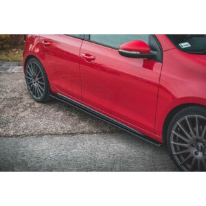 Maxton Design Robuste Racing Seitenschweller Ansatz für für Volkswagen Golf GTI Mk6