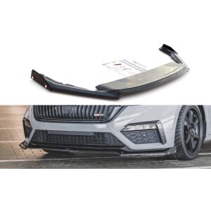 Maxton Design Front Ansatz +Flaps für V.2 / V2 Skoda Octavia RS Mk4