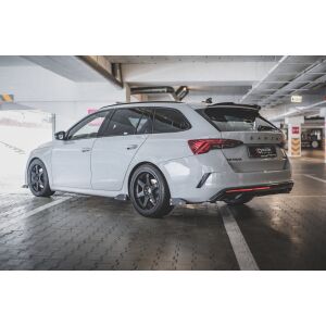 Maxton Design Seitenschweller Ansatz für + Flaps V.2 / V2 für Skoda Octavia RS Mk4