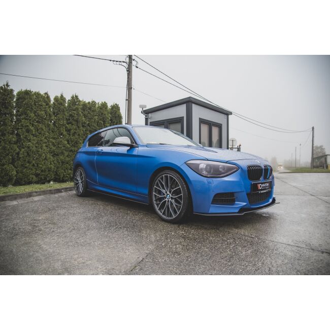 Maxton Design Robuste Racing Seitenschweller Ansatz für für BMW 1er F21 M135i / M140i / M-Paket