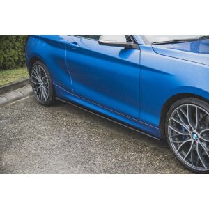 Maxton Design Robuste Racing Seitenschweller Ansatz für für BMW 1er F21 M135i / M140i / M-Paket