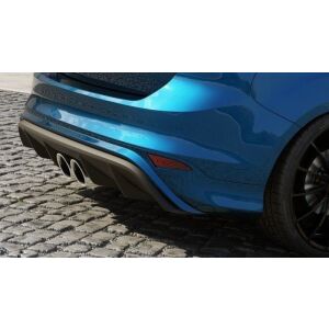 Maxton Design Heckdiffusor Ansatz für Ford Focus ST Mk3 (RS Look) schwarz Hochglanz
