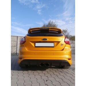 Maxton Design Heckdiffusor Ansatz für Ford Focus ST Mk3 (RS Look) schwarz Hochglanz