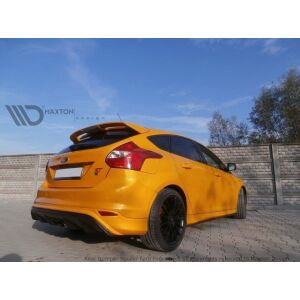 Maxton Design Heckdiffusor Ansatz für Ford Focus ST Mk3 (RS Look) schwarz Hochglanz