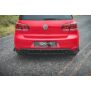 Maxton Design Robuste Racing Heck Ansatz Flaps Diffusor +Flaps für Volkswagen Golf GTI Mk6 schwarz Hochglanz