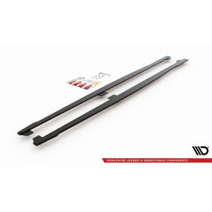 Maxton Design Robuste Racing Seitenschweller Ansatz für für V.2 / V2 BMW 1er F20 M135i / M140i / M-Paket