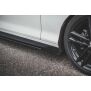 Maxton Design Robuste Racing Seitenschweller Ansatz für für V.2 / V2 + Flaps BMW 1er F20 M135i / M140i / M-Paket schwarz Hochglanz