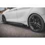 Maxton Design Robuste Racing Seitenschweller Ansatz für für V.2 / V2 + Flaps BMW 1er F20 M135i / M140i / M-Paket schwarz Hochglanz