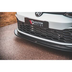 Maxton Design Front Ansatz V.5 / V5 für Volkswagen Golf 8 GTI schwarz Hochglanz